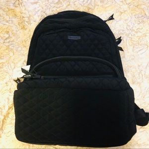 Vera Bradley large black backpack